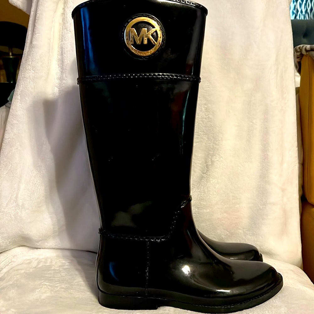 Michael Kors Stockard tall rain boots.